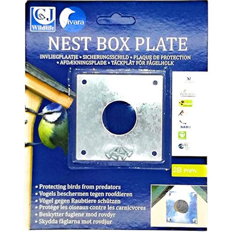 metal plates for bird boxes|bird box holes for sale.